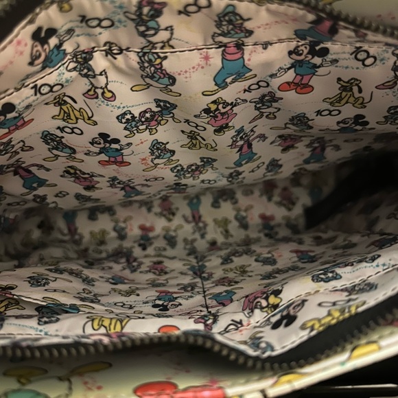 Loungefly Blue and White Disney Character Tote - Picture 3 of 6